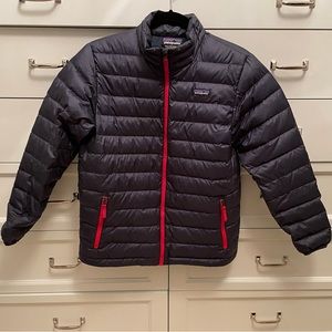 Patagonia Boys’ Down Sweater Jacket - Navy/XL (14)